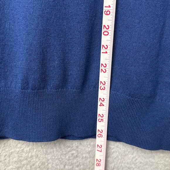 Bonobos Men's Extra Fine Merino Wool Sweater V-Neck Layering Dark Blue  S NWOT - Picture 5 of 8